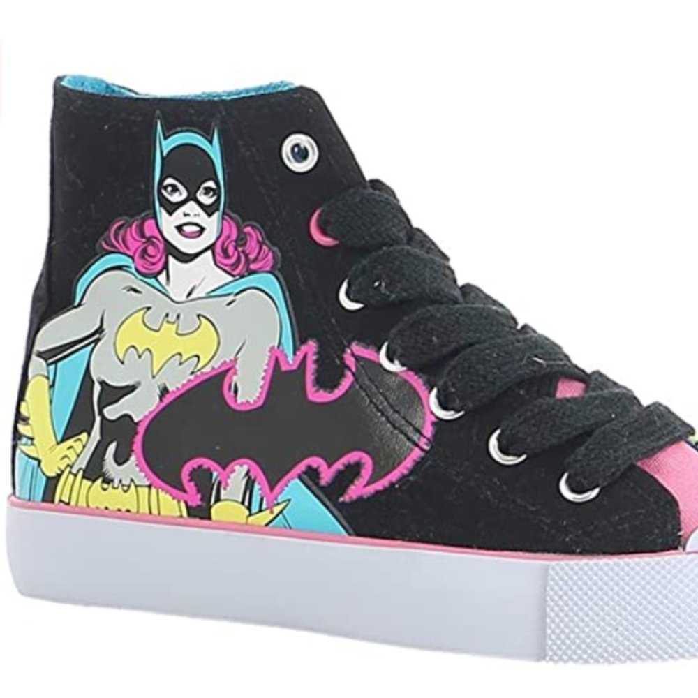 NEW DC Comics High Top Bat Girl Sneakers Size 12